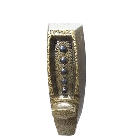 Dormakaba KABA: Simplex 7108 Pushbutton Deadbolt Keyless Lock - 060 - Gold Vein KABA-7108GV41